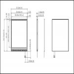 1.54-inch display backlight H15402C-01