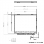 2.31-inch horizontal screen backlight HVGA-H231 series