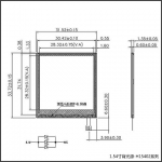 1.54-inch display backlight-H15402 series